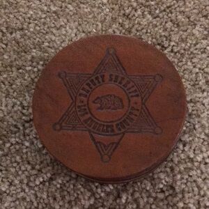 Los Angeles County Deputy Sheriff Coasters
Set of six